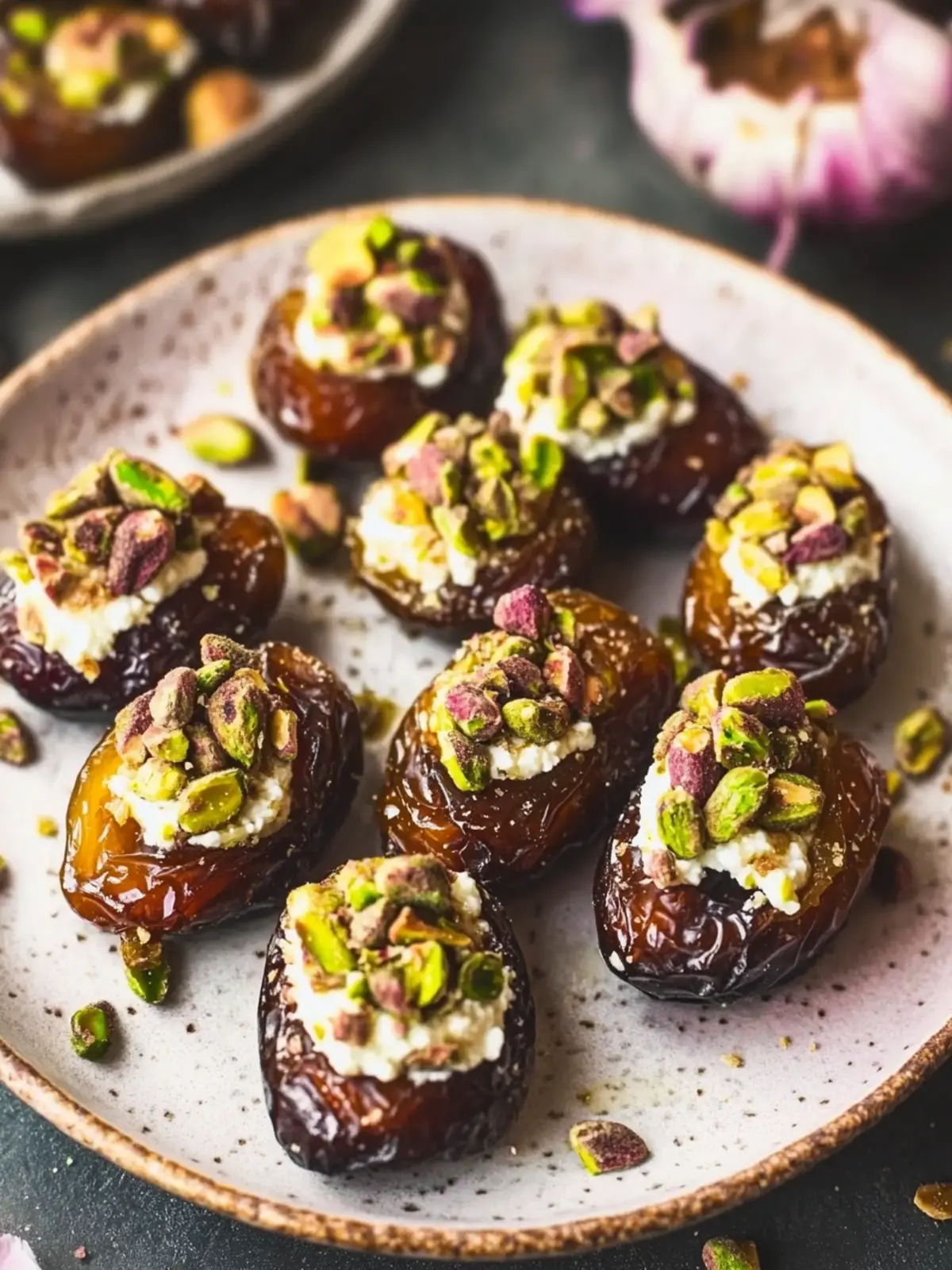 Delicious Honey Pistachio Ricotta Stuffed Dates to Dazzle Guests 2 Honey Pistachio Ricotta Stuffed Dates