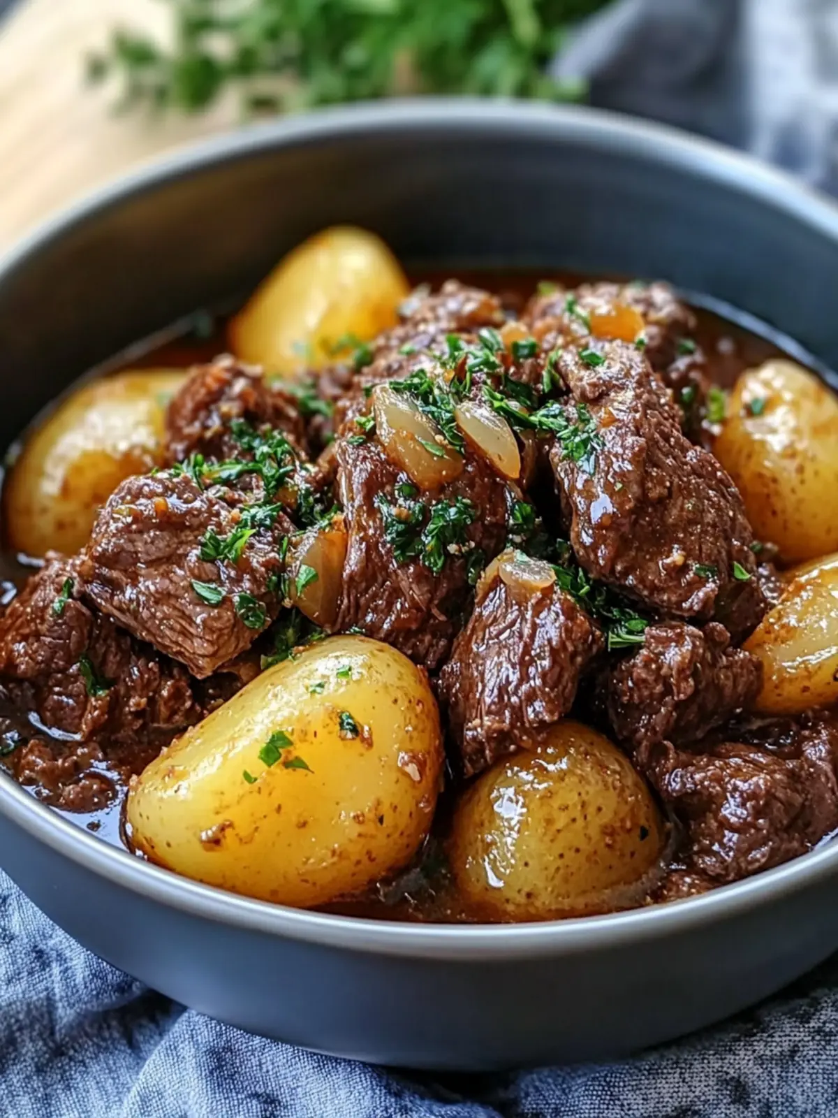 Savory Slow Cooker Garlic Butter Beef with Potatoes Delight 4 Slow Cooker Garlic Butter Beef with Potatoes