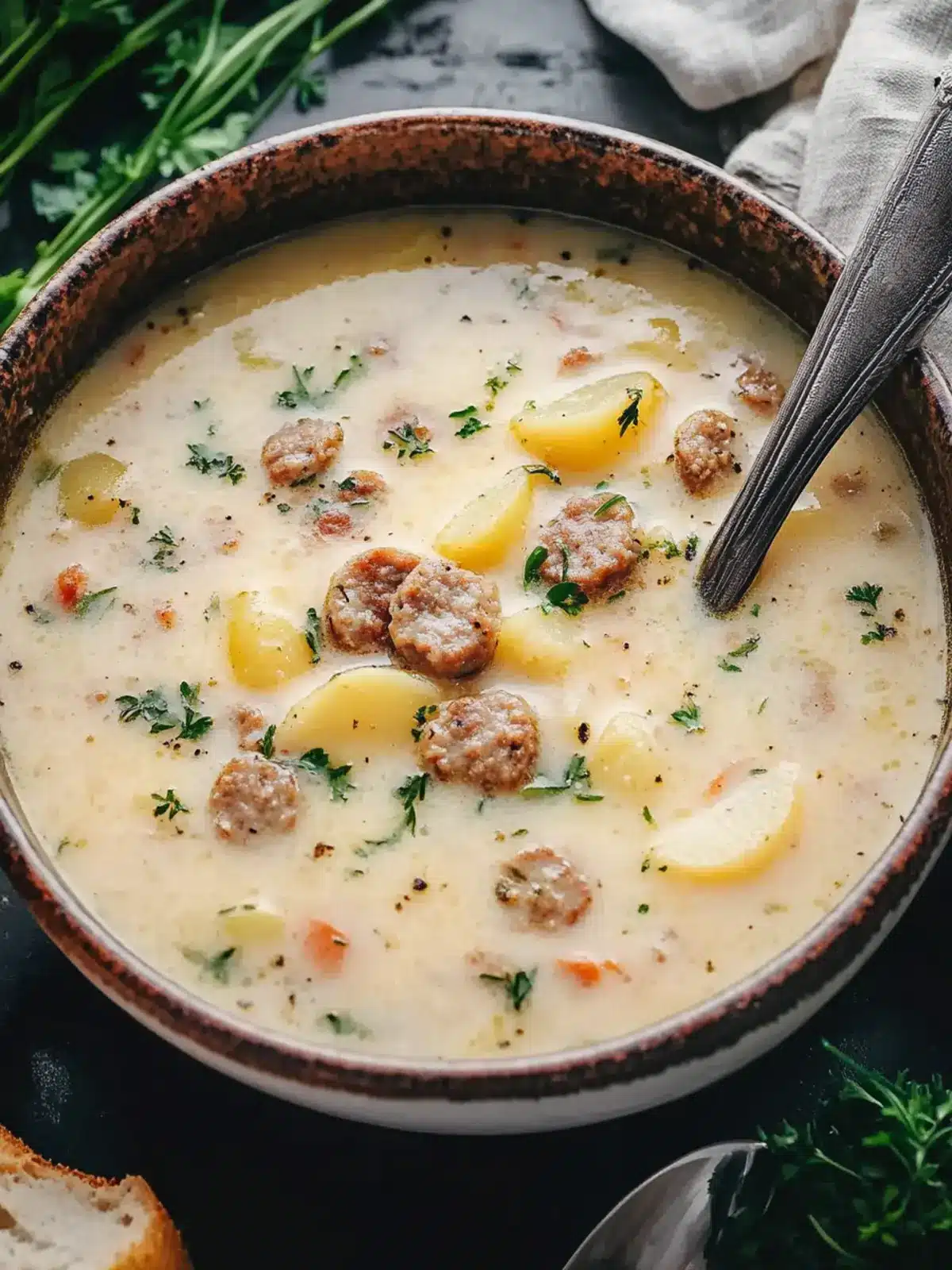 Sausage Potato Soup: Creamy Comfort in Every Spoonful 3 Sausage Potato Soup