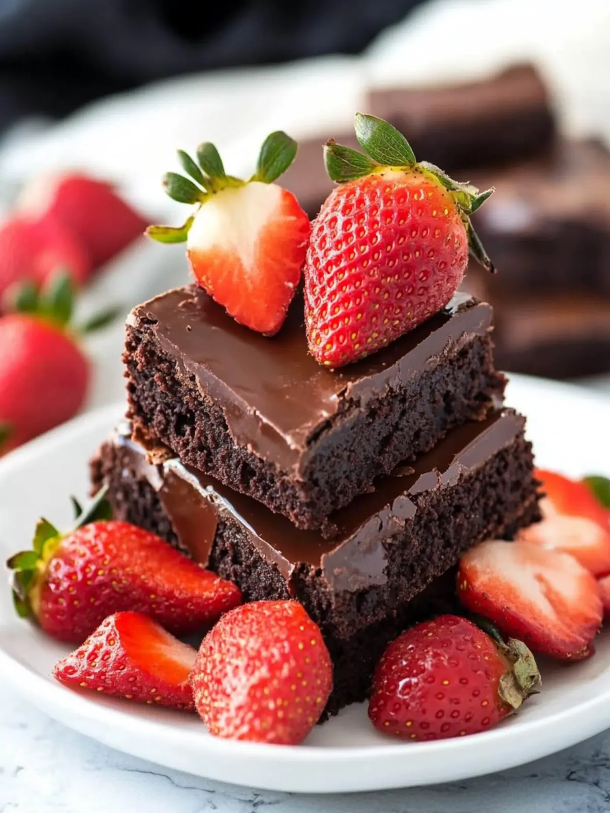 Delicious Chocolate Covered Strawberry Brownies to Indulge In 2 Chocolate Covered Strawberry Brownies