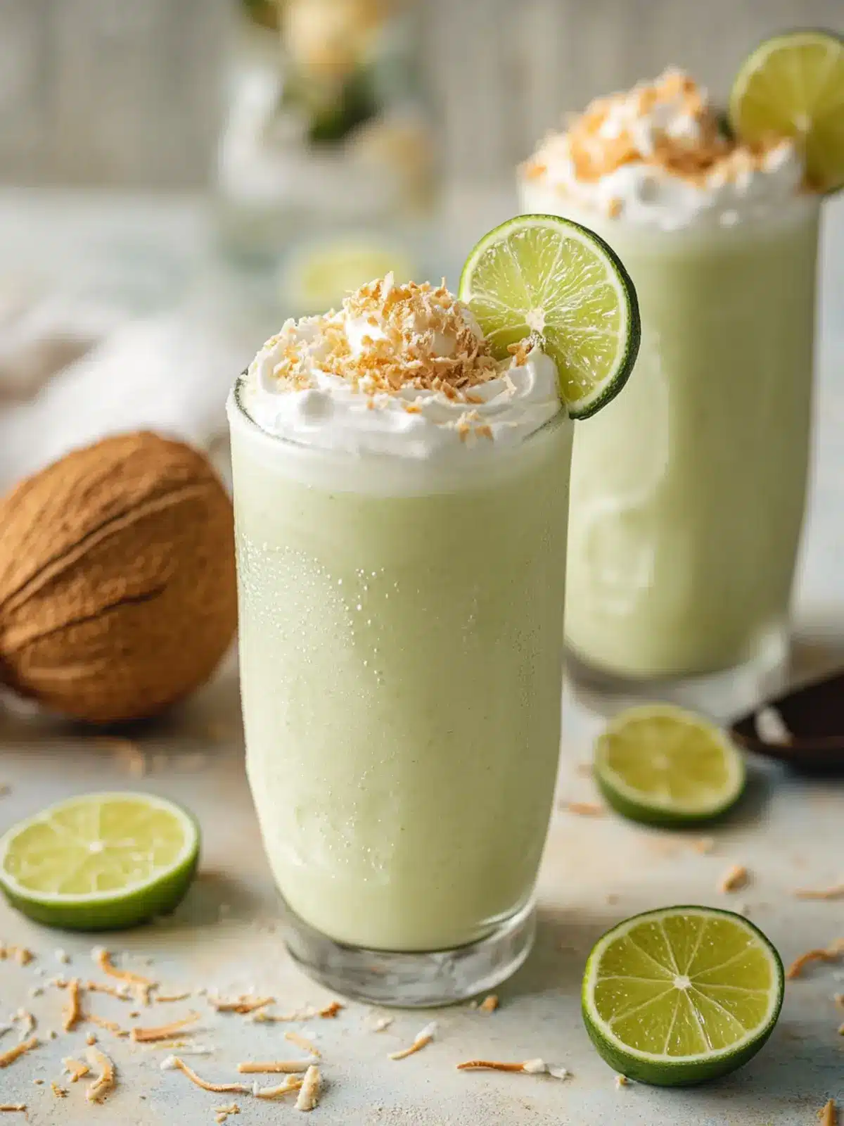 Delight in a Coconut Key Lime Pie Smoothie for Blissful Sips 3 Coconut Key Lime Pie Smoothie