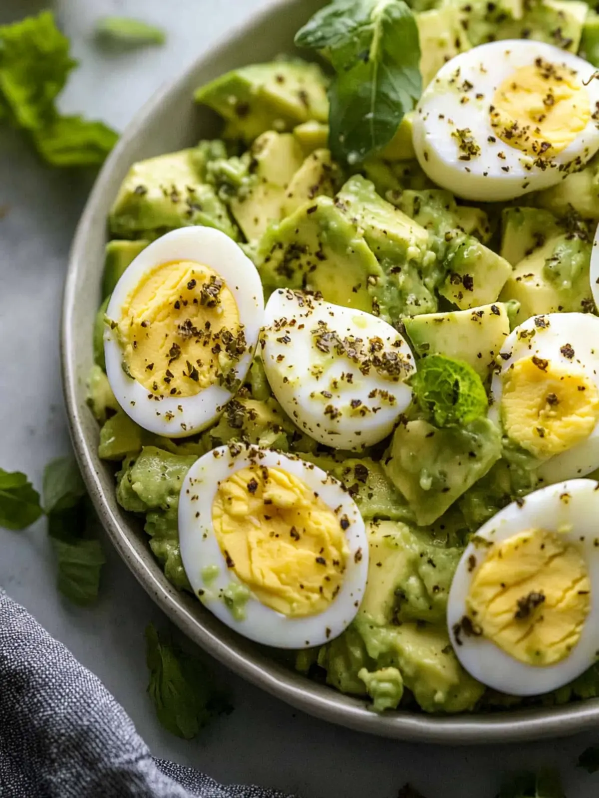 Creamy Avocado Egg Salad for Your Next Quick Lunch Delight 2 Avocado Egg Salad