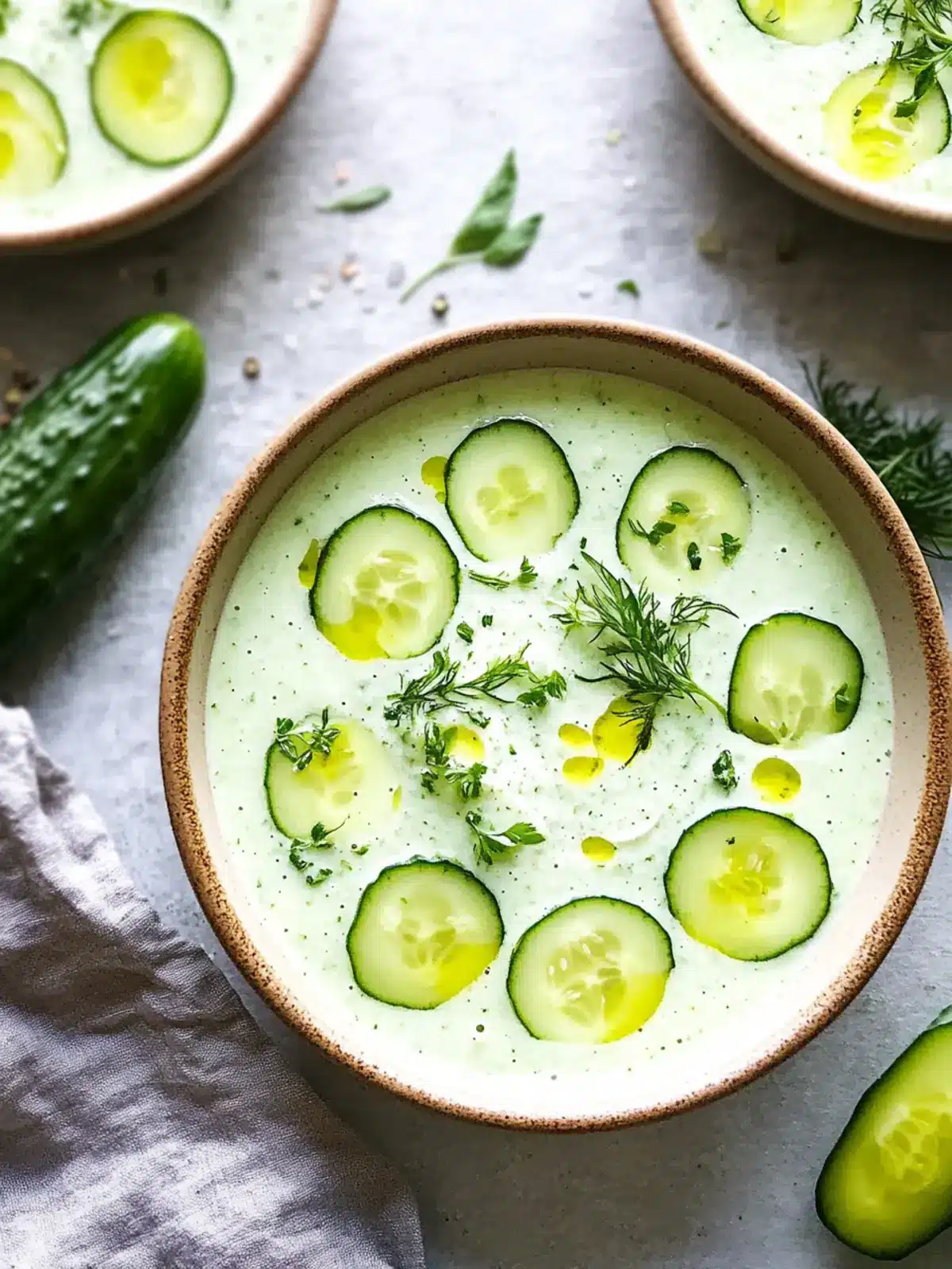 Cool and Creamy Cucumber Gazpacho for Hot Summer Days 5 Cucumber Gazpacho