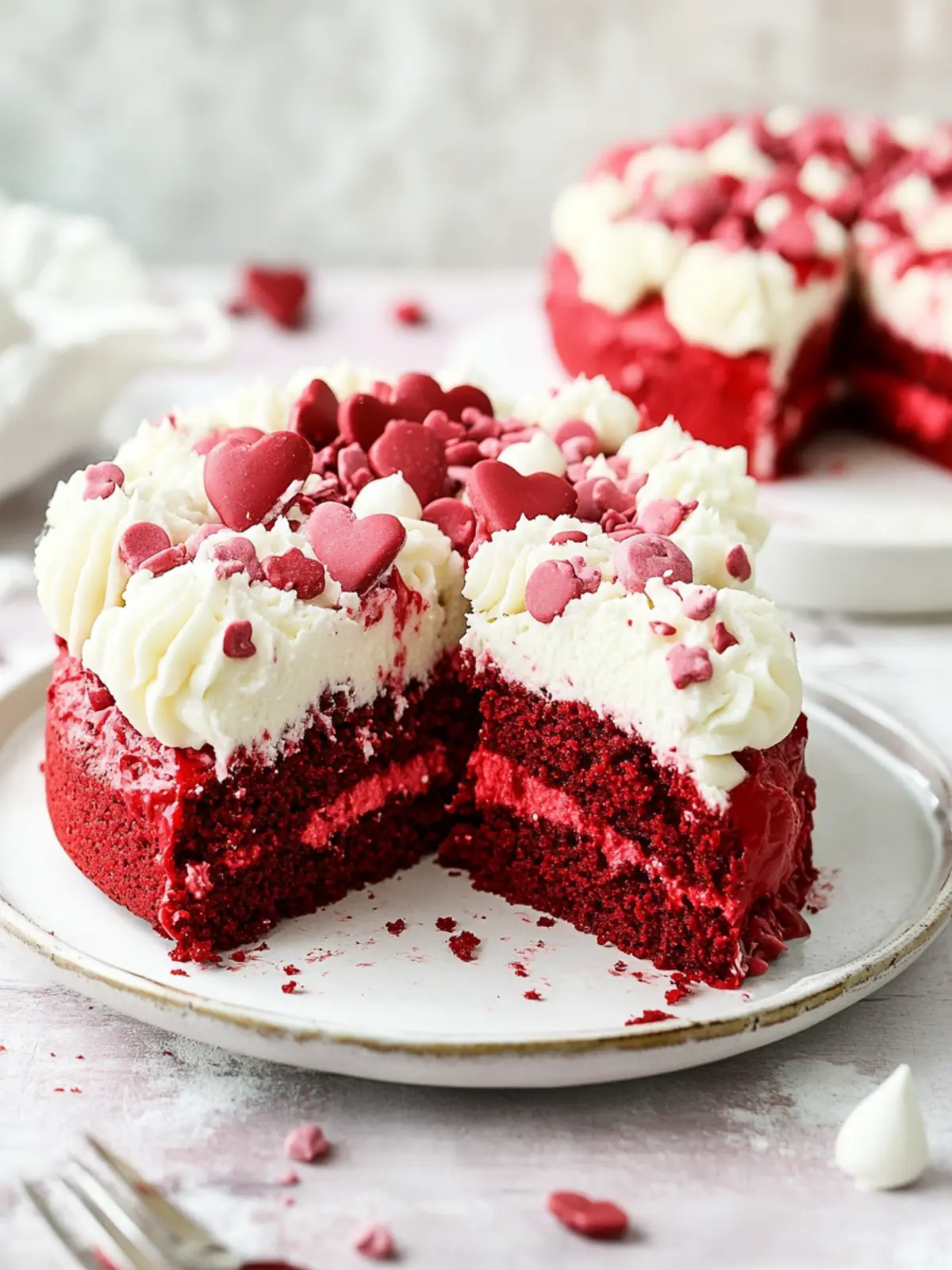 Irresistible Red Velvet Cookie Cake: Soft, Sweet, and Decadent! 4 Red Velvet Cookie Cake