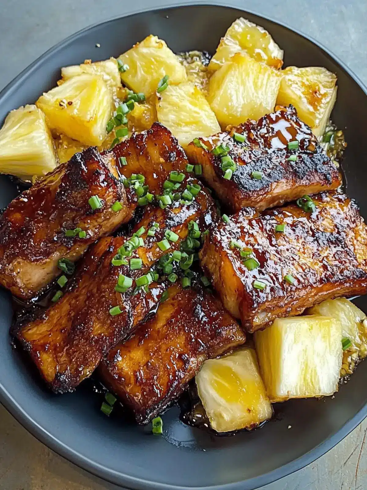 Pineapple-Glazed Pork Belly: Easy Sweet-Savory Delight 3 Pineapple-Glazed Pork Belly