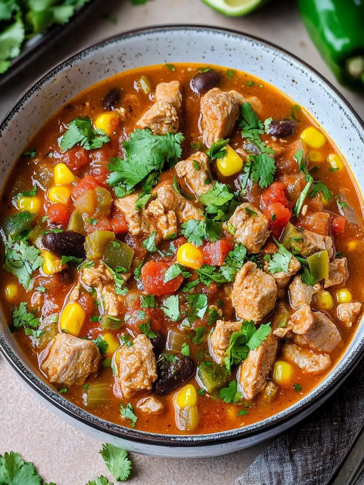 Savory Mexican Pork Stew Ready in Just 15 Minutes 2 Mexican Pork Stew