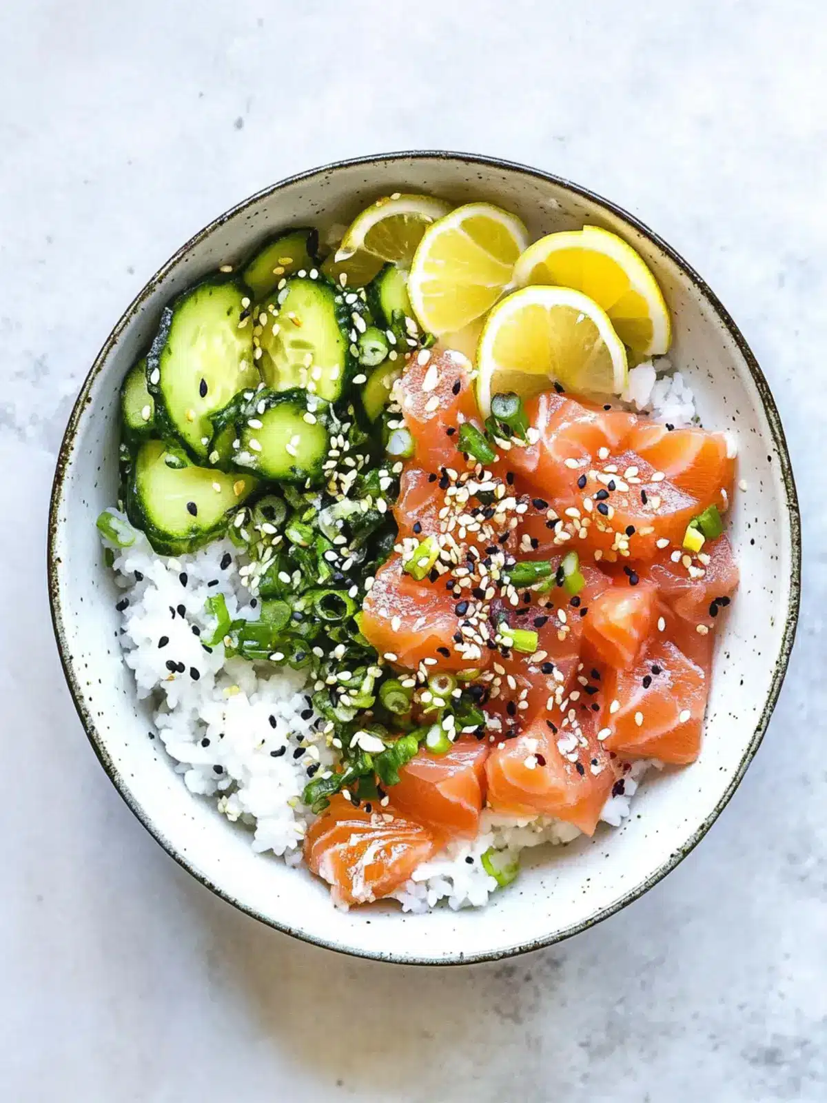 Miso Soy Salmon Sashimi Bowl: Fresh Flavor in 15 Minutes! 4 Miso Soy Salmon Sashimi Bowl