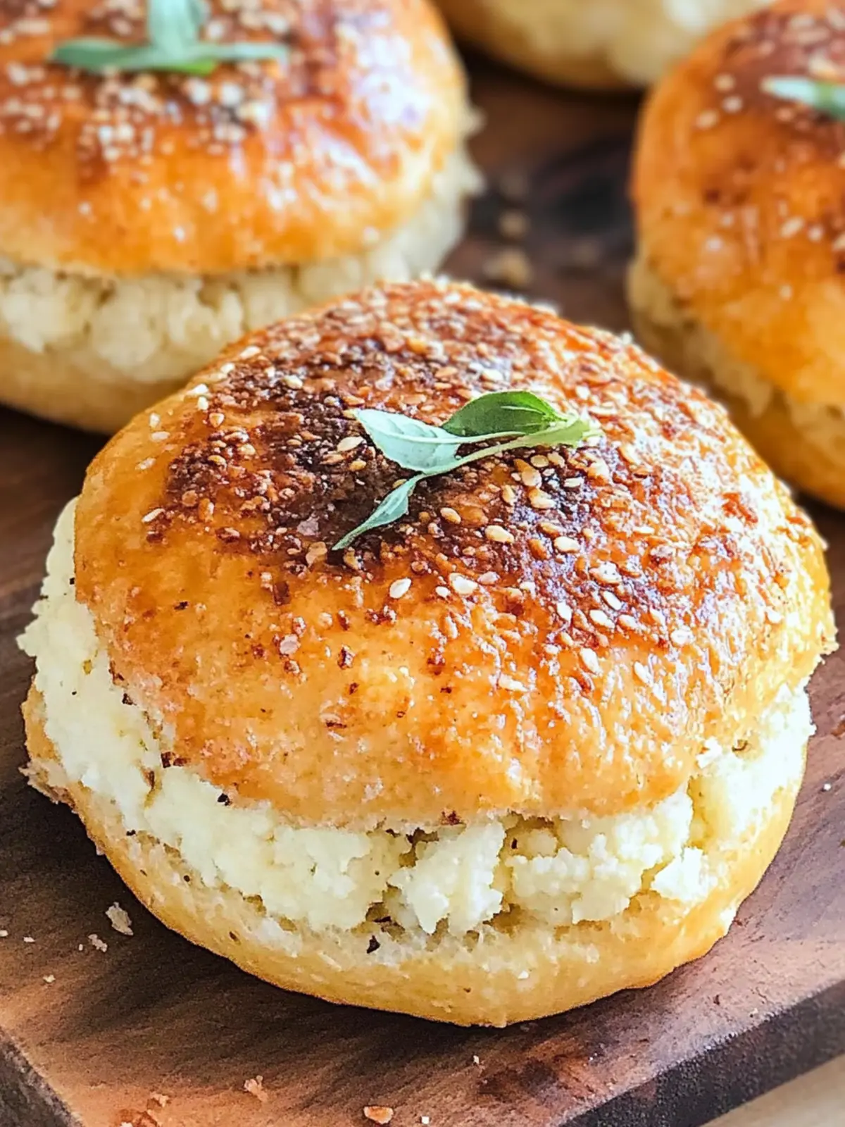 Delicious Cauliflower Bread Buns for Guilt-Free Snacking 4 Cauliflower Bread Buns
