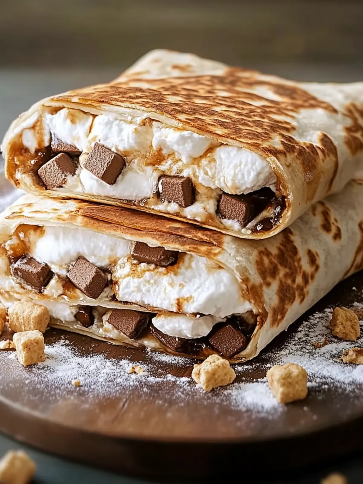 Irresistible S'mores Crunchwrap: Your New Favorite Treat! 3 S'mores Crunchwrap