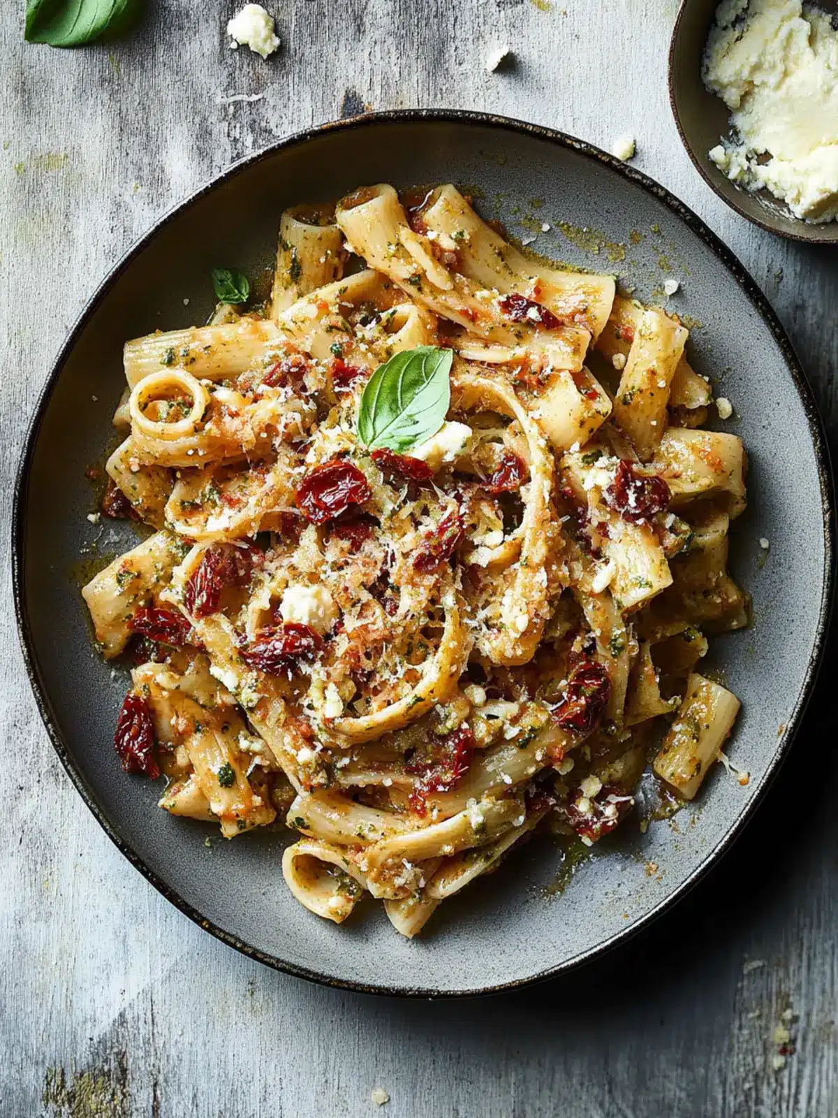Delicious Pasta with Sun-Dried Tomato Ricotta Pesto Made Easy 4 Pasta with Sun-dried Tomato Ricotta Pesto