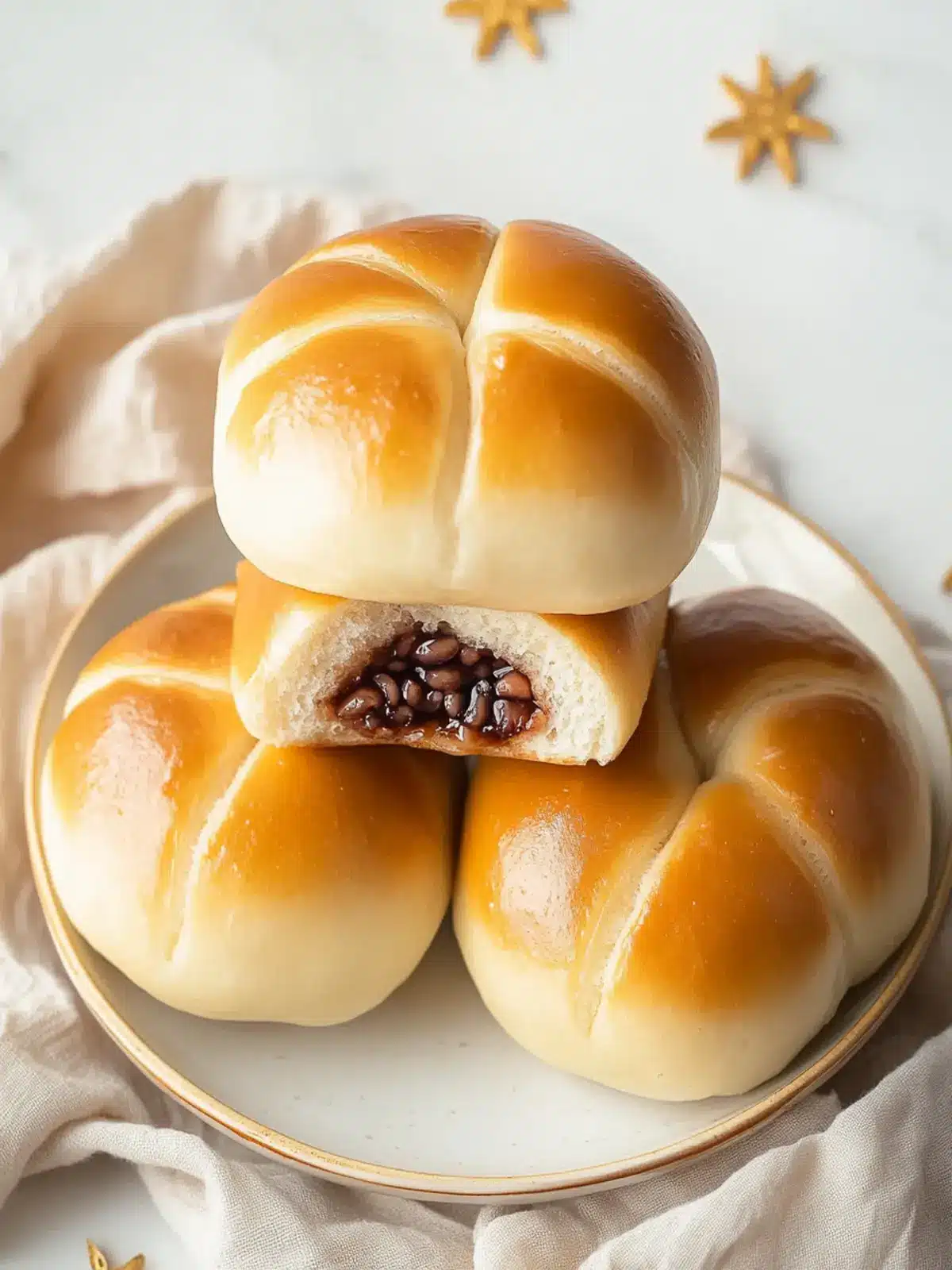 Deliciously Soft Red Bean Milk Buns for Homemade Happiness 4 Red Bean Milk Buns