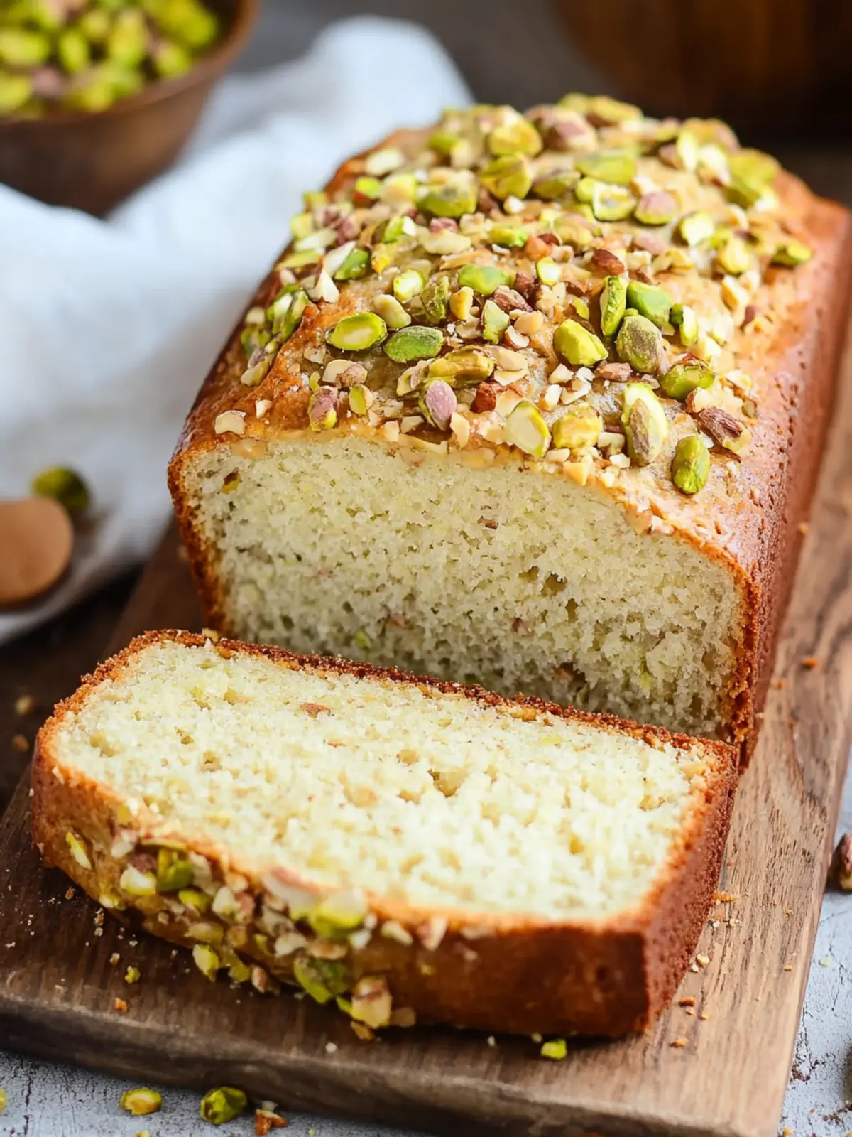 Irresistible Pistachio Nut Bread for Cozy Home Baking 2 Pistachio Nut Bread