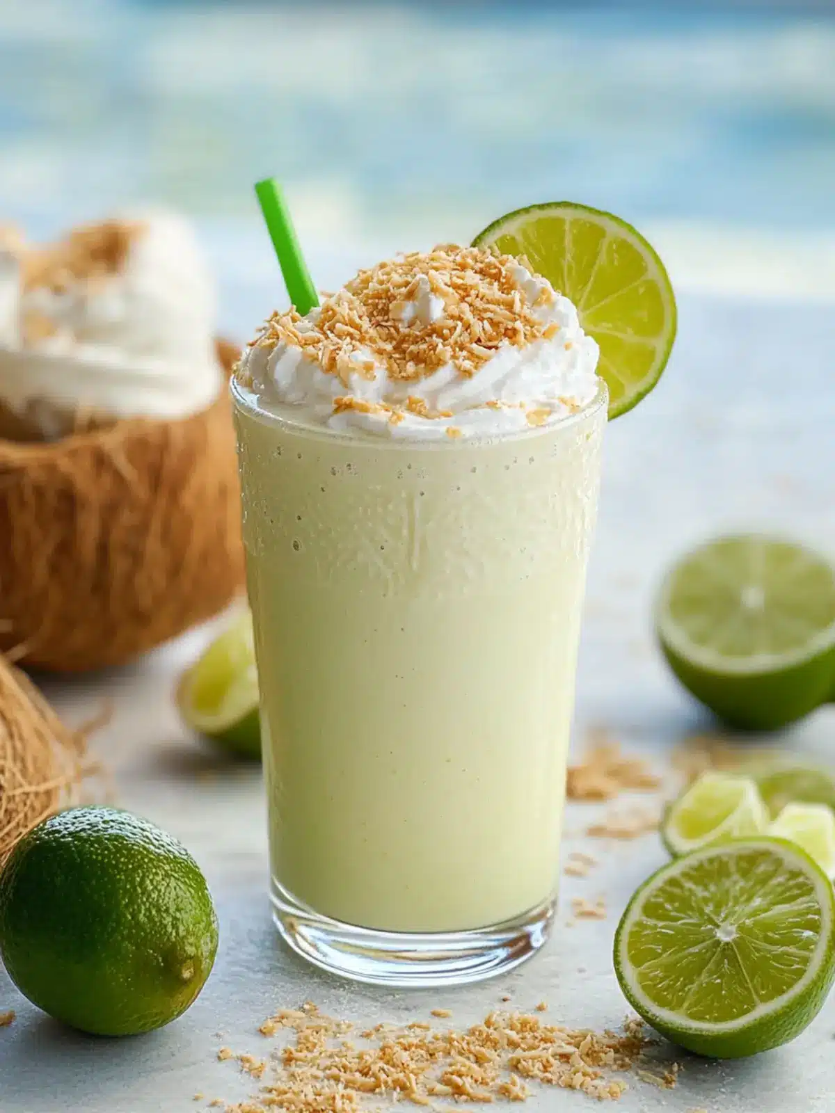 Delight in a Coconut Key Lime Pie Smoothie for Blissful Sips 5 Coconut Key Lime Pie Smoothie