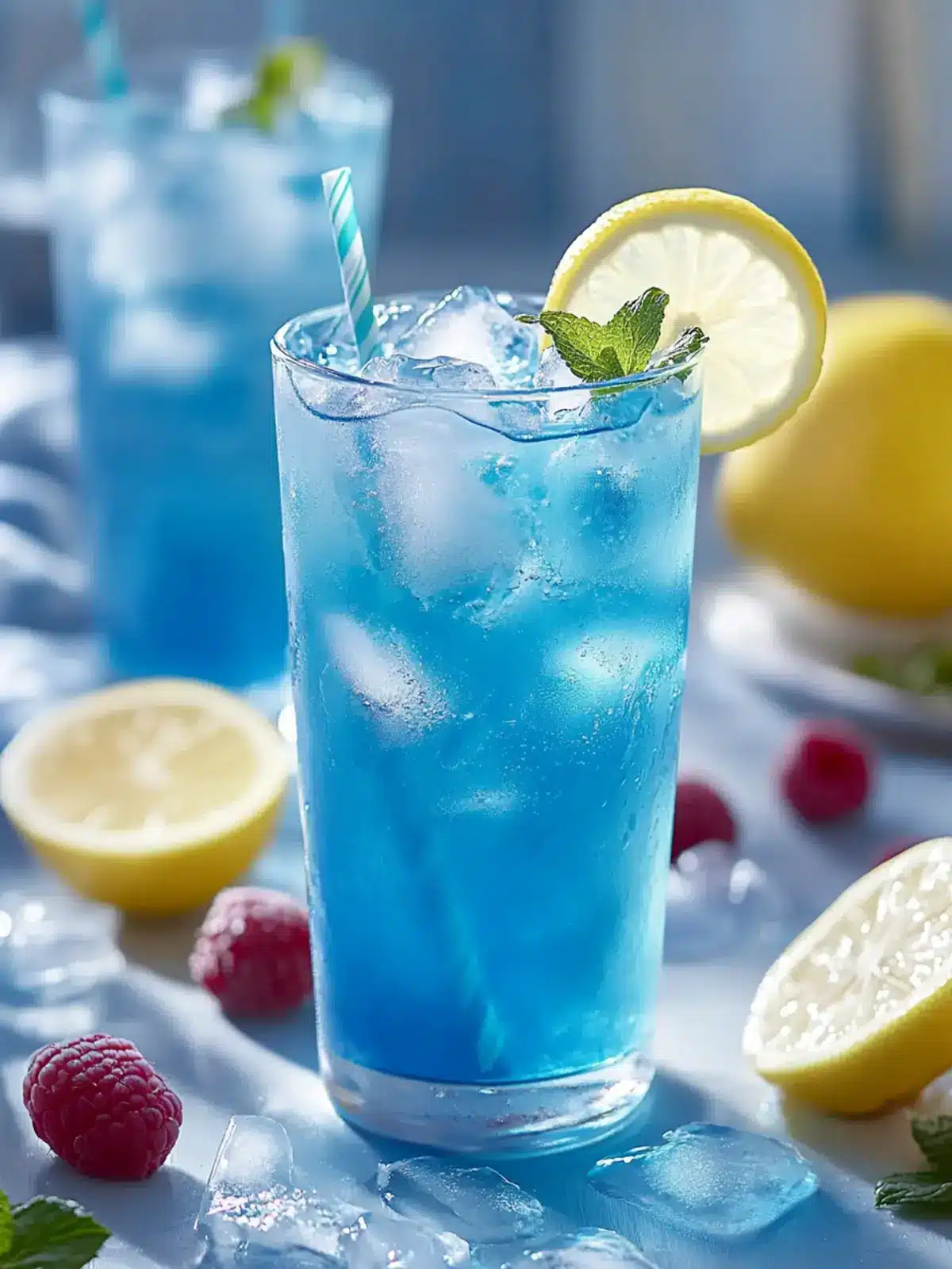 Deliciously Refreshing Blue Raspberry Lemonade Recipe 3 Blue Raspberry Lemonade