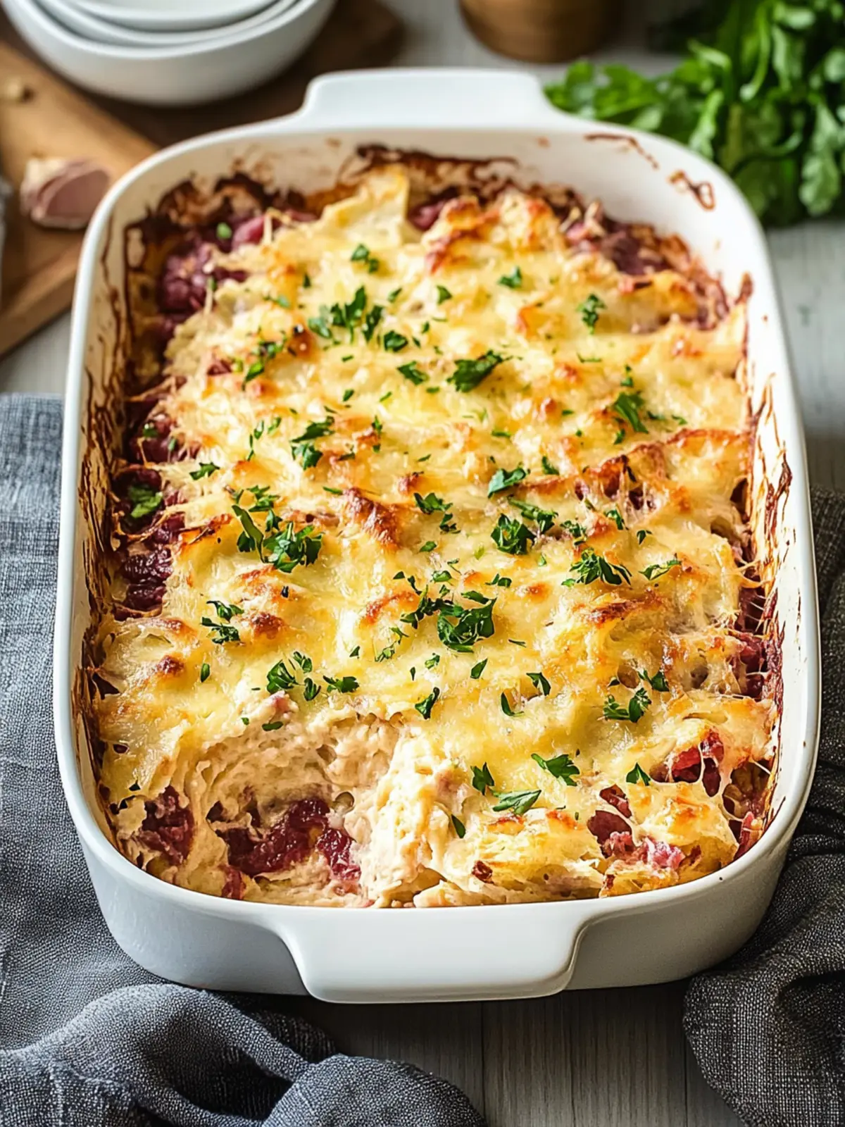 Ultimate Comfort: Savory Reuben Casserole You’ll Love 3 Reuben Casserole