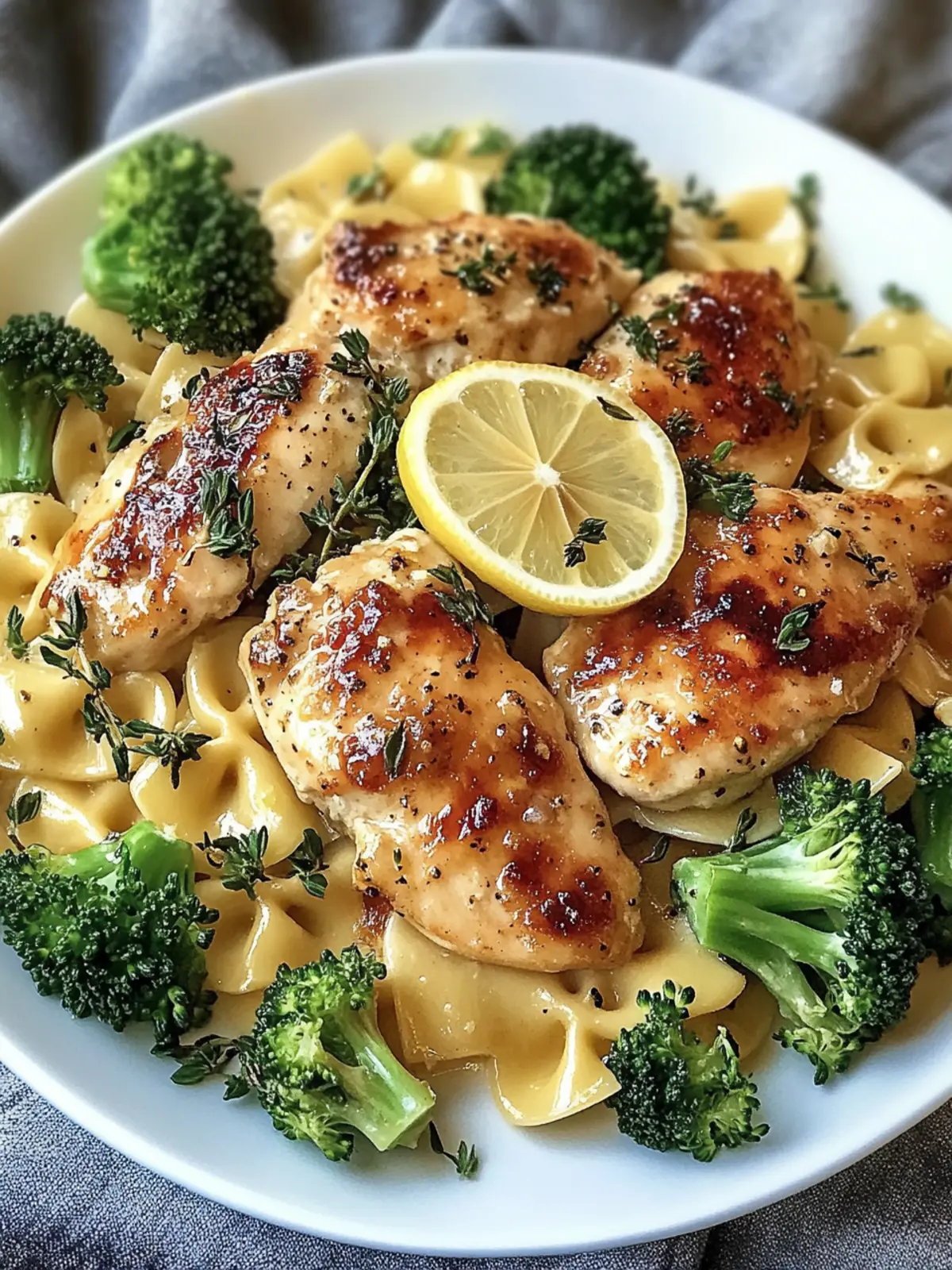 Delicious Cowboy Butter Lemon Bowtie Chicken with Broccoli 3 Cowboy Butter Lemon Bowtie Chicken with Broccol