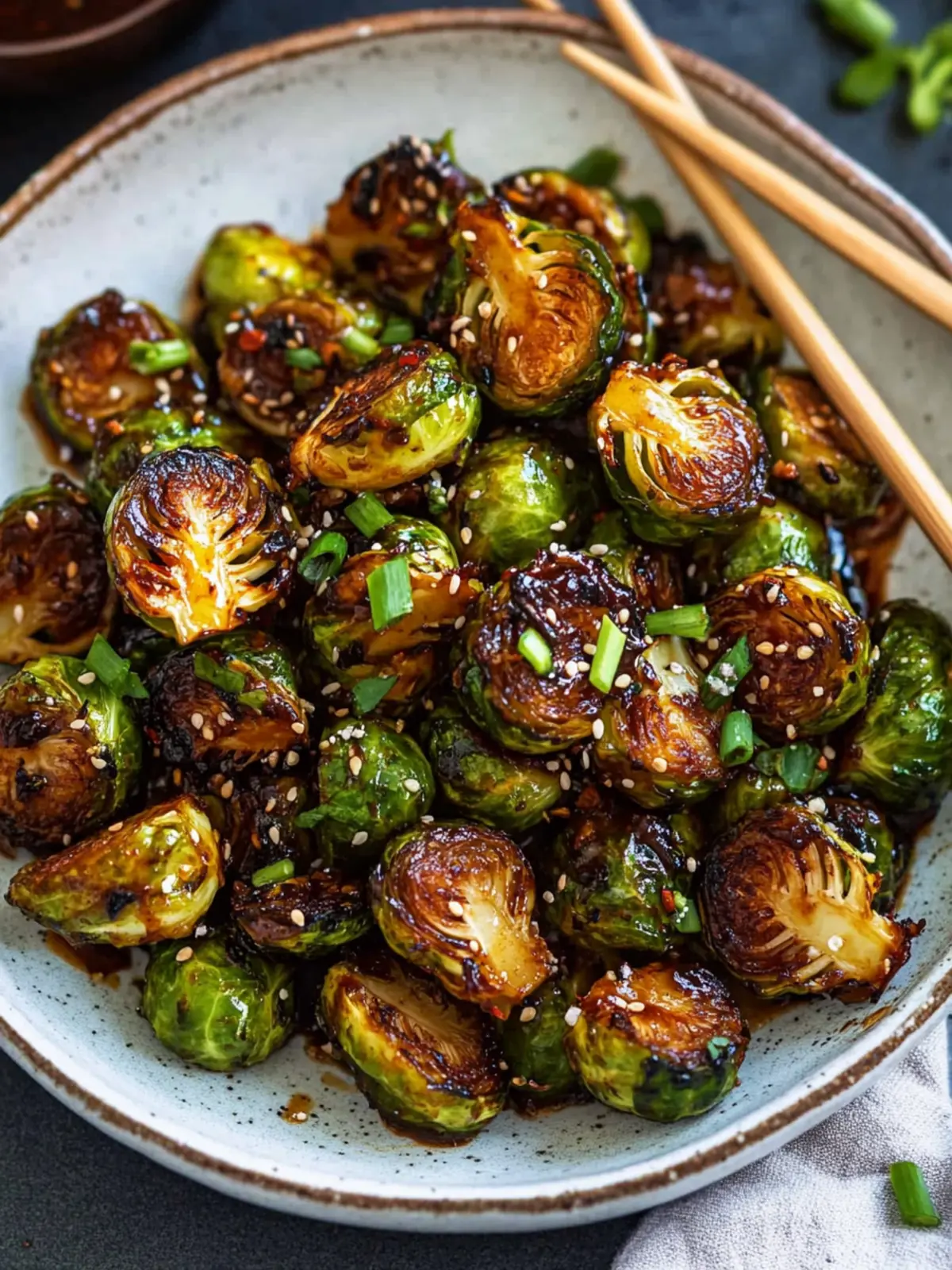 Crispy Asian BBQ Brussels Sprouts to Wow Your Taste Buds 2 Crispy Asian BBQ Brussels Sprouts