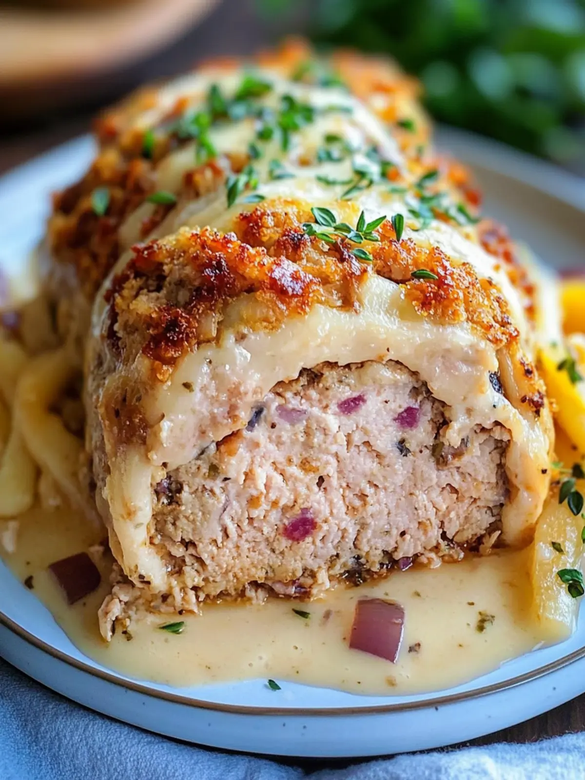 Chicken Cordon Bleu Meatloaf: A Low Carb Delight You'll Love 3 Chicken Cordon Bleu Meatloaf