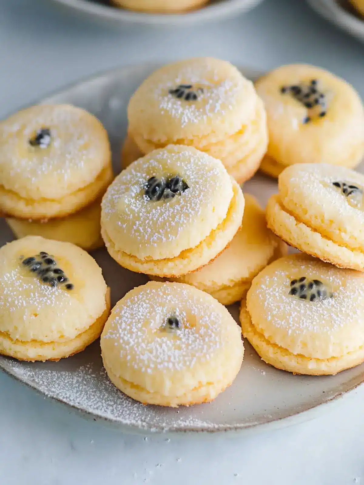 Delight in Homemade Passionfruit Sponge Cookies Today! 5 Passionfruit Sponge Cookies