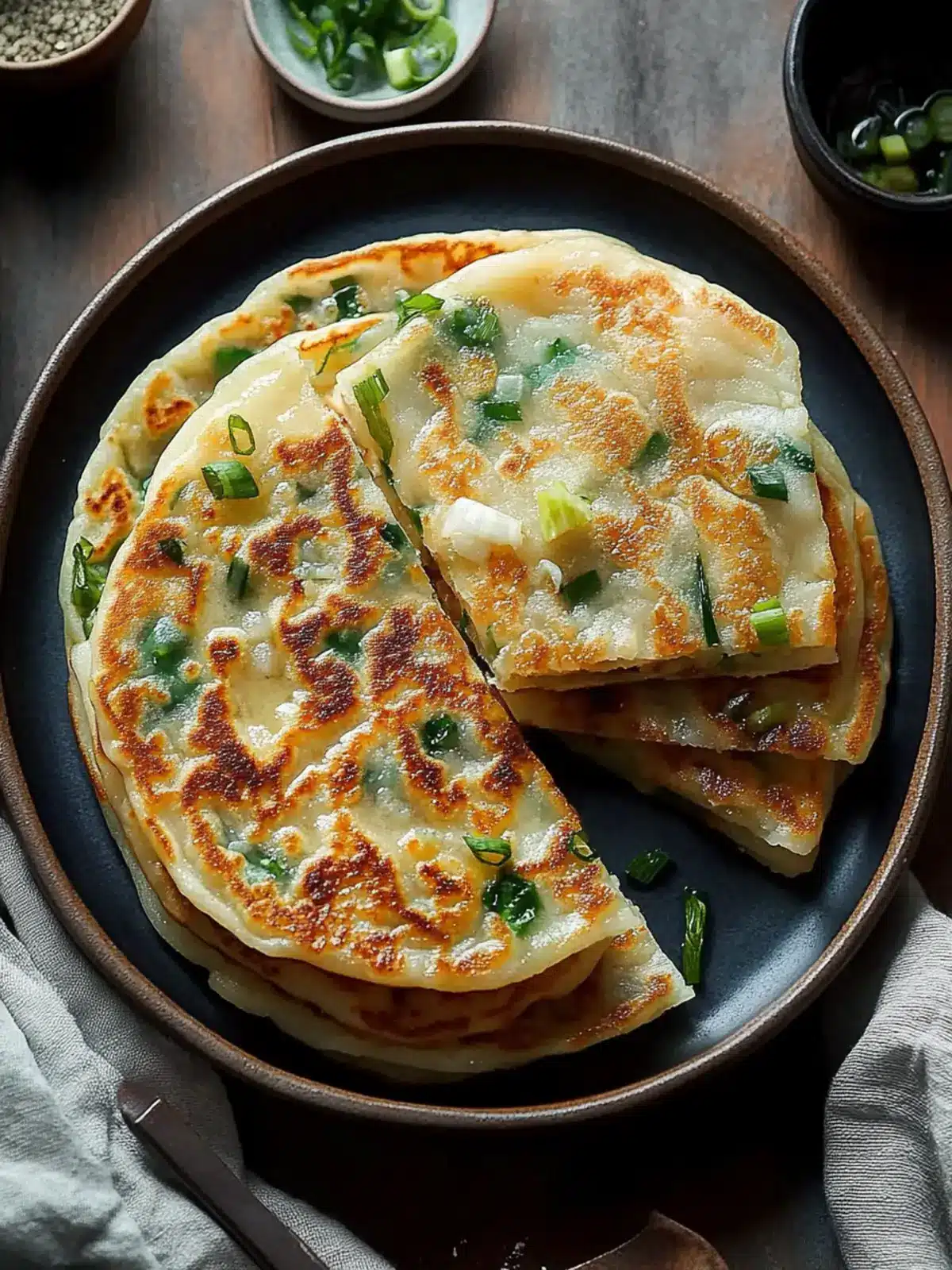 Irresistibly Crispy Scallion Pancakes That Wow Every Time 5 Crispy Scallion Pancakes