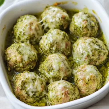 Savory Pesto Baked Turkey Meatballs: A Flavorful Twist! 9 Pesto Baked Turkey Meatballs