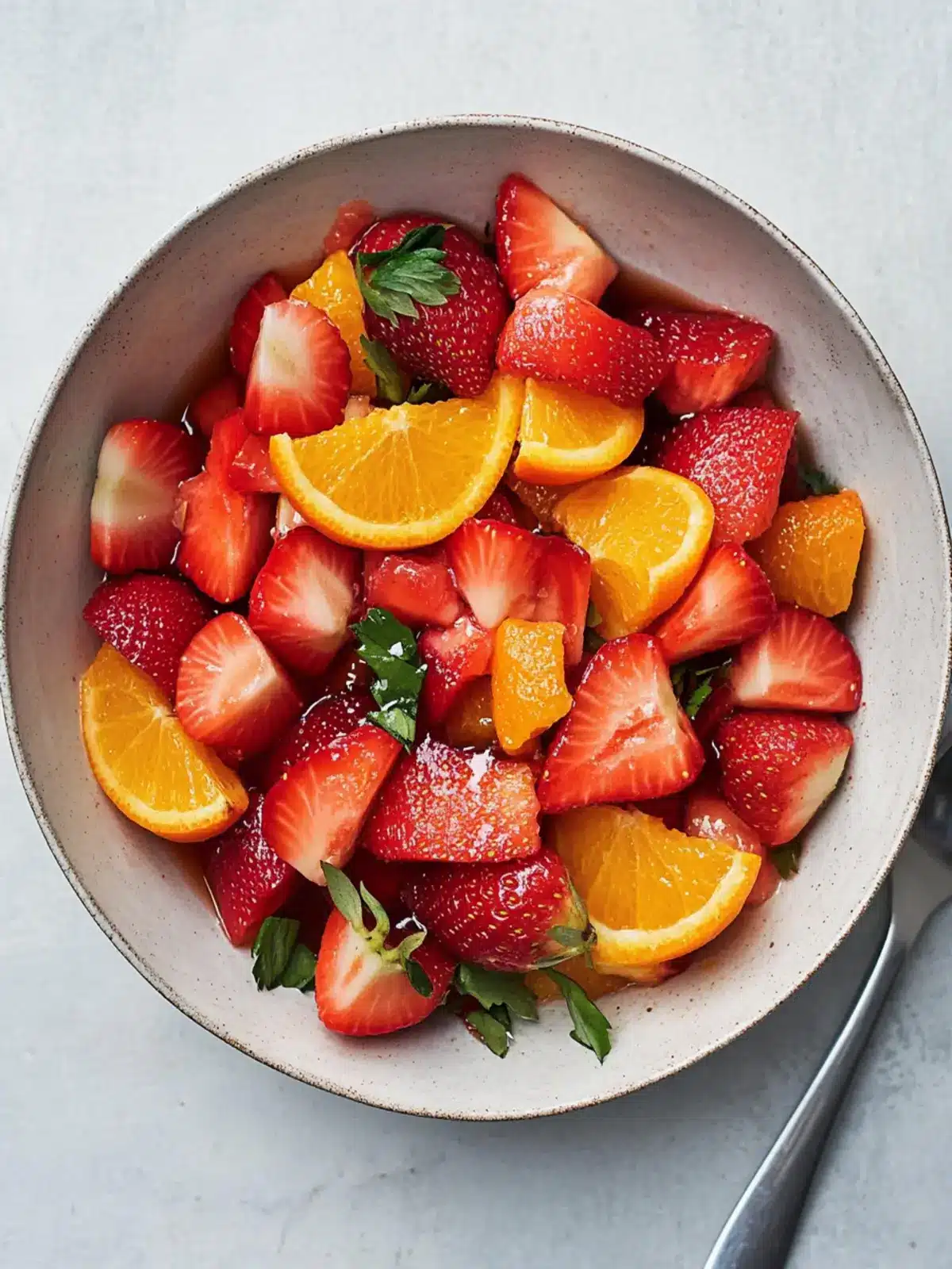 Refresh Your Day with Strawberry and Orange Salad with Citrus Syrup 4 Strawberry and Orange Salad with Citrus Syrup
