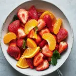 Refresh Your Day with Strawberry and Orange Salad with Citrus Syrup 82 Strawberry and Orange Salad with Citrus Syrup