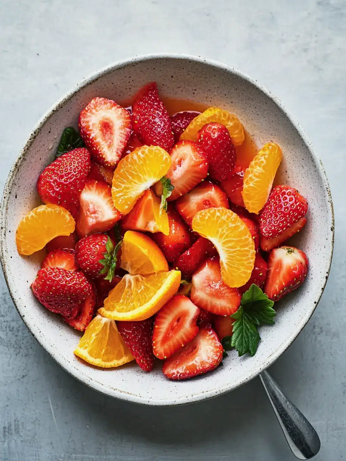Refresh Your Day with Strawberry and Orange Salad with Citrus Syrup 5 Strawberry and Orange Salad with Citrus Syrup