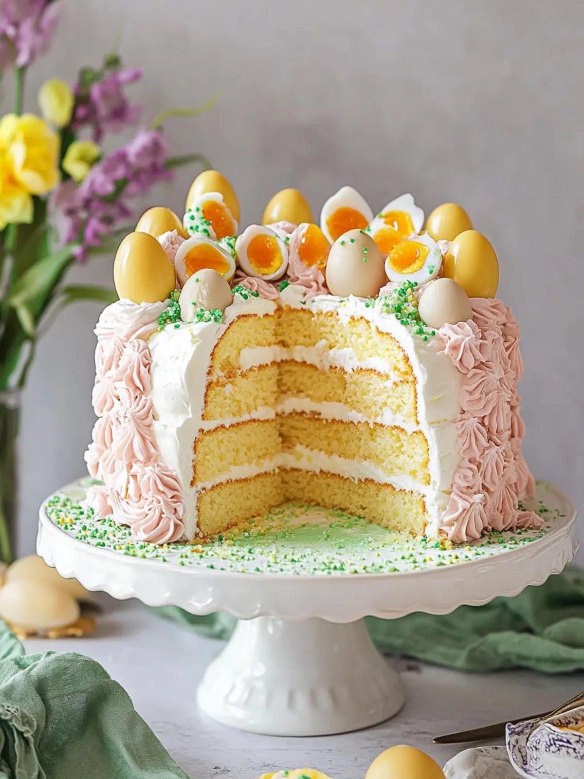 Surprise Egg Cake: A Festive Treat That Delights All! 3 Surprise Egg Cake