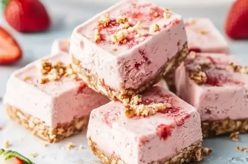 Irresistible Strawberry Shortcake Ice Cream Bars You’ll Love
