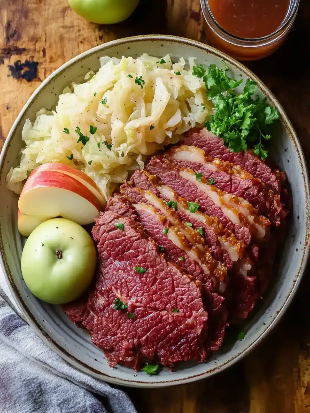 Savory Corned Beef and Cabbage with Apple Juice Overnight Magic 4 Corned Beef and Cabbage with Apple Juice