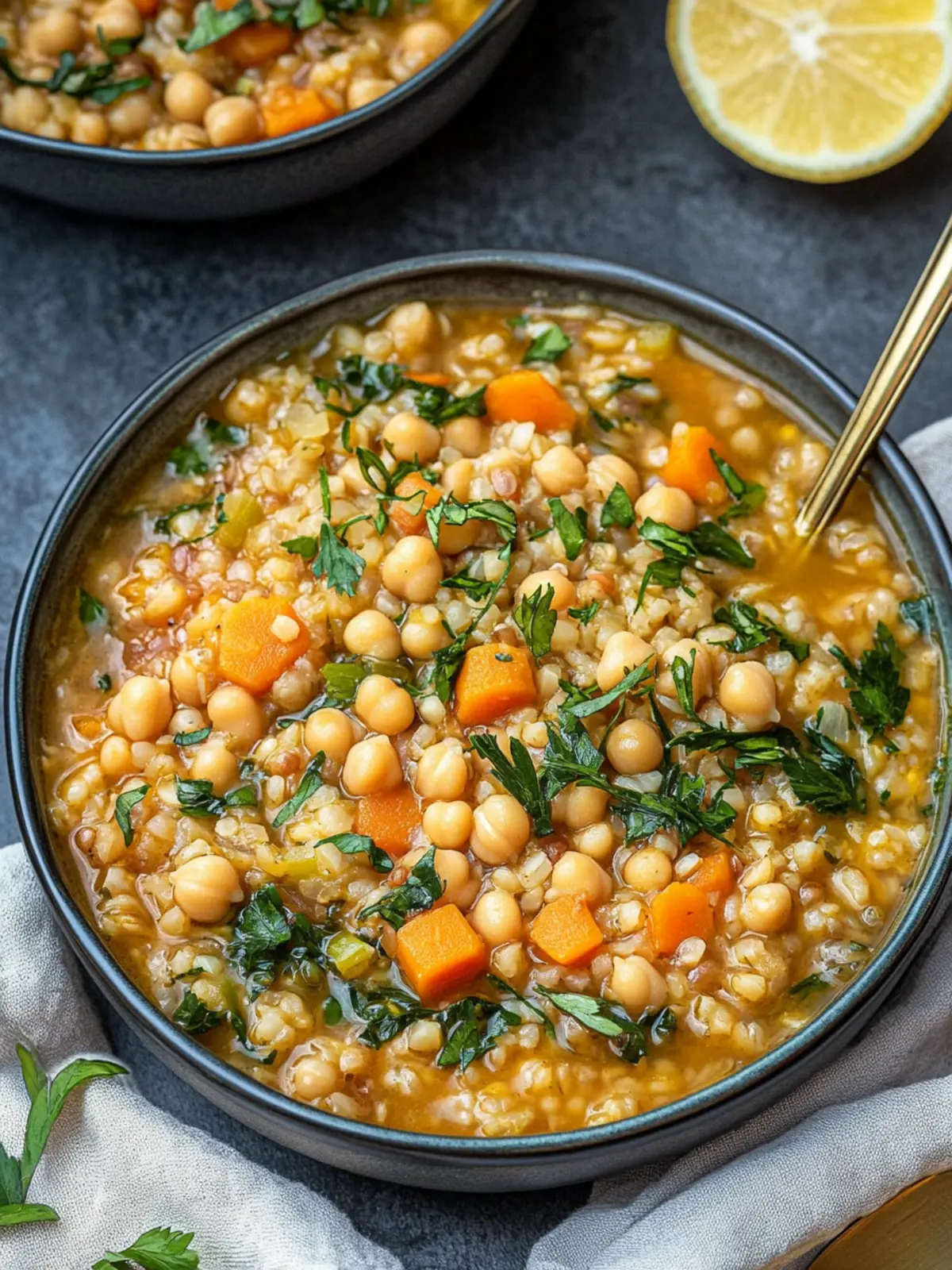 Hearty Chickpea and Pearl Barley Stew for Cozy Nights 5 Chickpea and Pearl Barley Stew