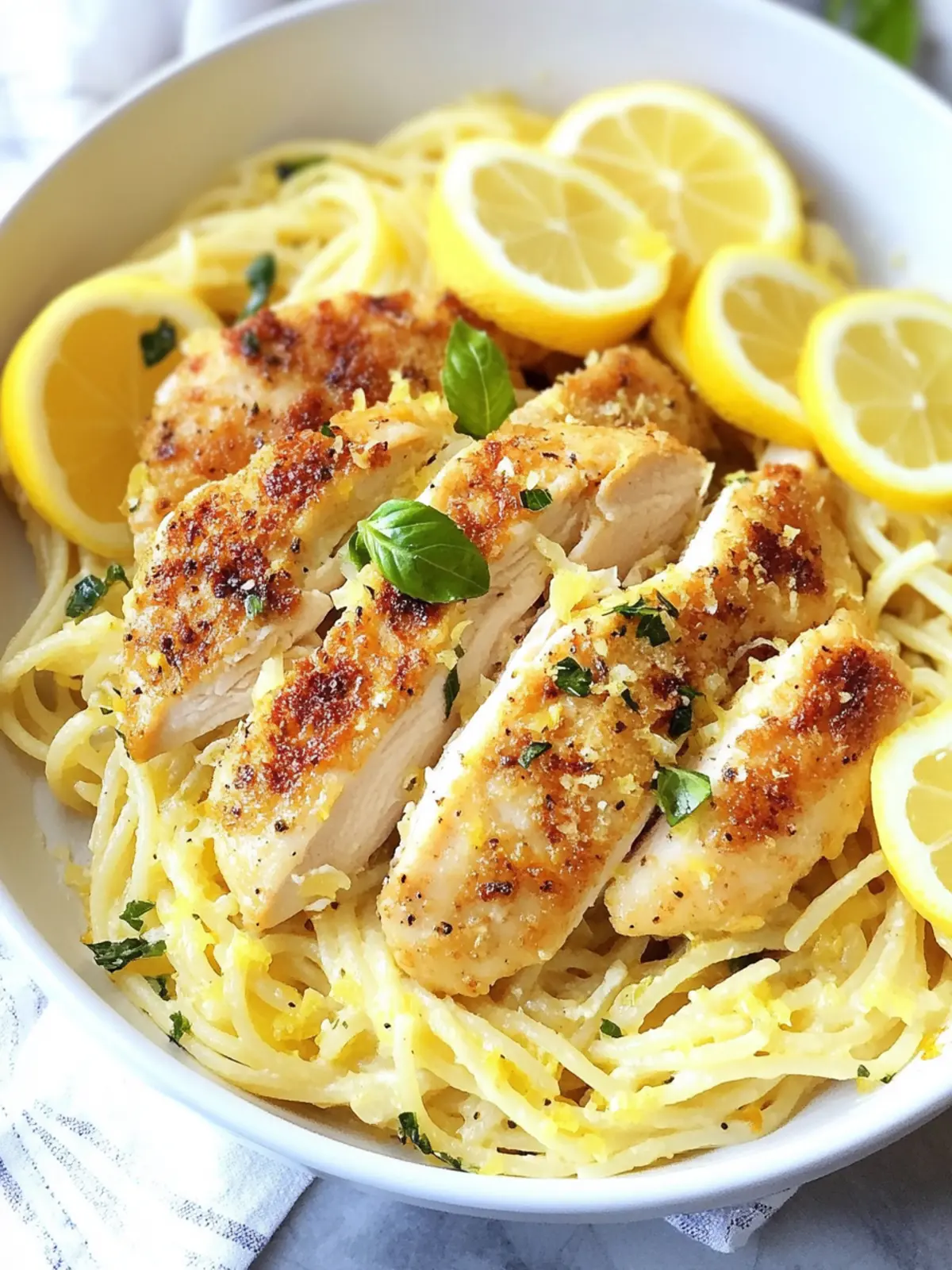 Savor Romano Chicken with Lemon Garlic Pasta Tonight 5 Romano Chicken with Lemon Garlic Pasta
