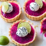 Vivid Dragon Fruit and Lime Tarts with Coconut Bliss 83 Vivid Dragon Fruit and Lime Tarts