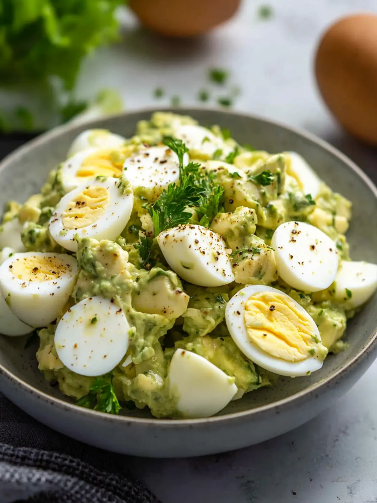 Creamy Avocado Egg Salad for Your Next Quick Lunch Delight 5 Avocado Egg Salad