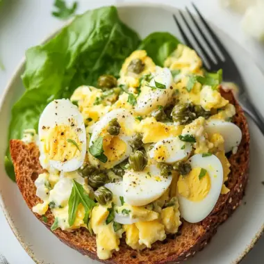 Zesty Lemon Caper Egg Salad for Fresh Flavor Lovers 10 Lemon Caper Egg Salad