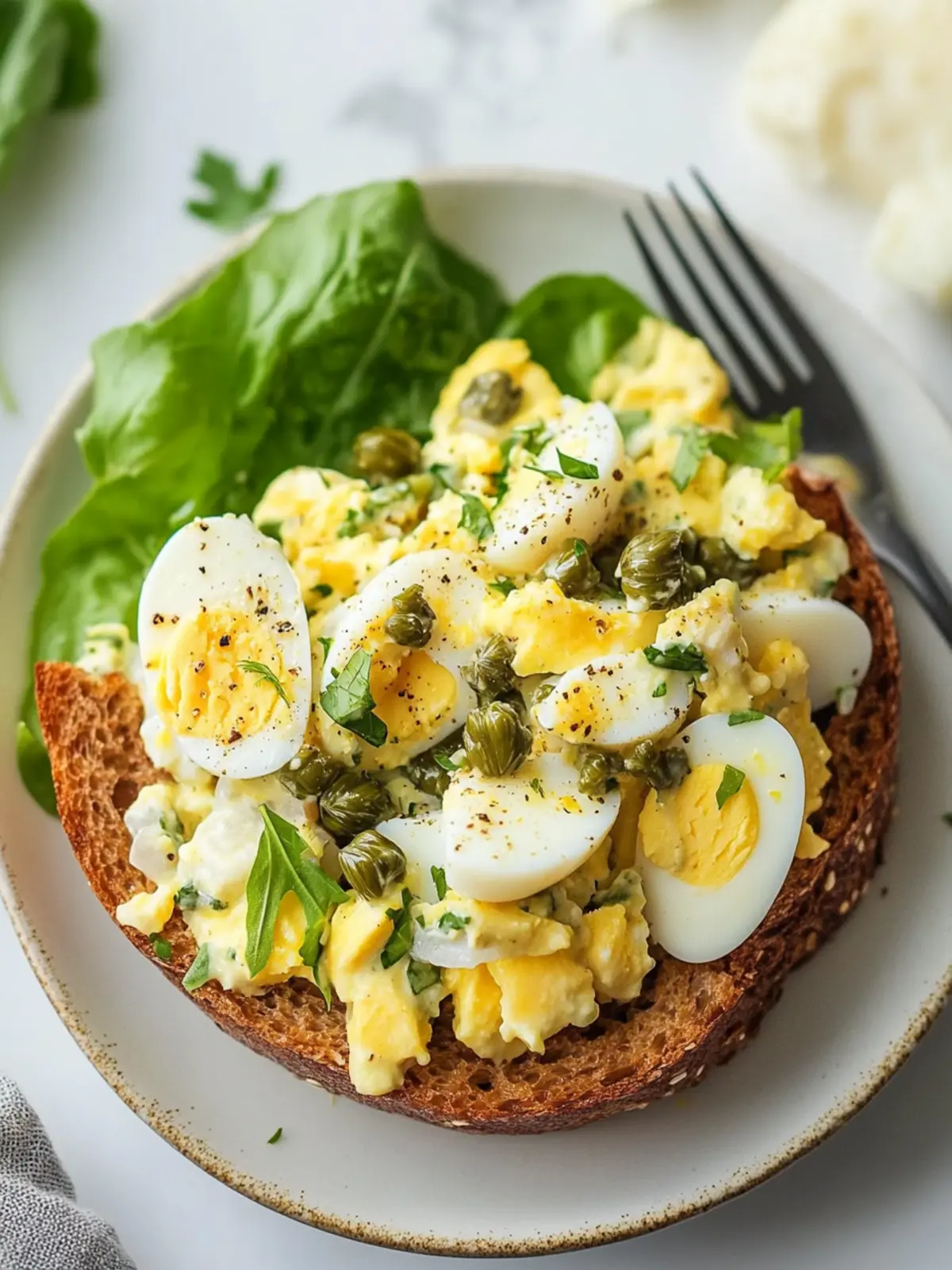 Zesty Lemon Caper Egg Salad for Fresh Flavor Lovers 5 Lemon Caper Egg Salad