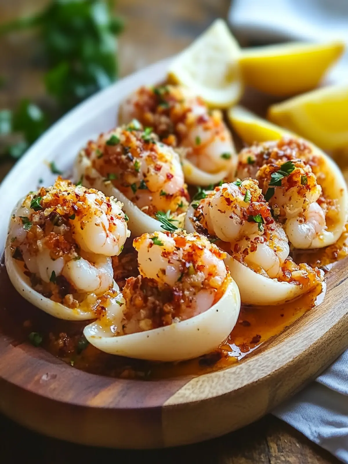 Delicious Shrimp Stuffed Squid Perfect for Your Next Dinner Party 3 Shrimp Stuffed Squid