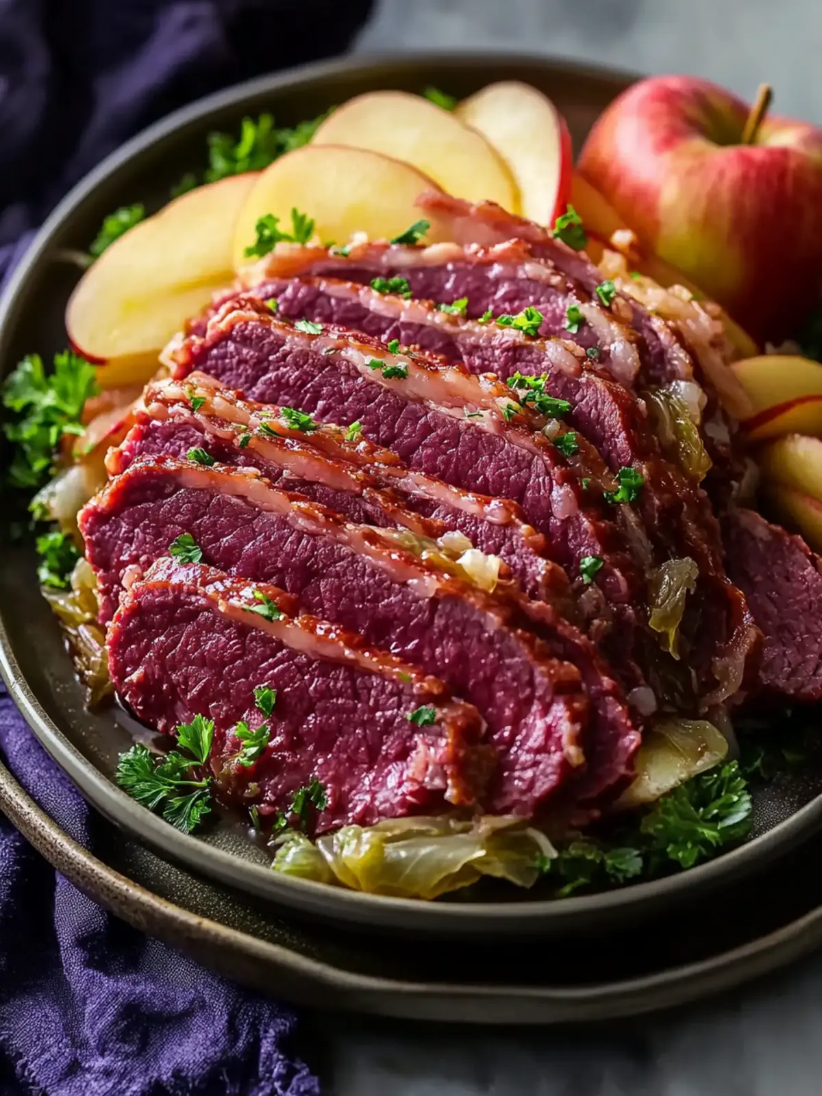 Savory Corned Beef and Cabbage with Apple Juice Overnight Magic 2 Corned Beef and Cabbage with Apple Juice