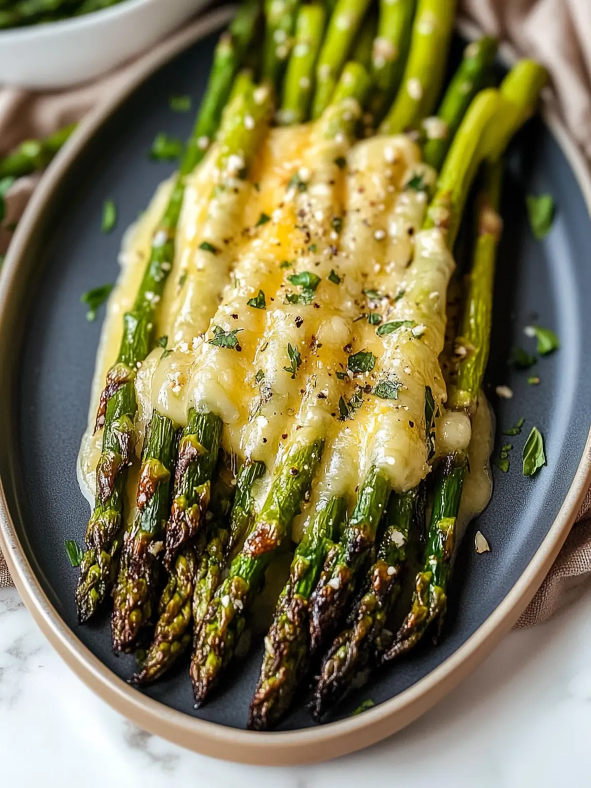 Cheesy Garlic Roasted Asparagus for Easy Weeknight Feasts 2 Cheesy Garlic Roasted Asparagus