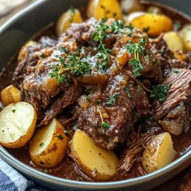 Savory Slow Cooker Garlic Butter Beef with Potatoes Delight 10 Slow Cooker Garlic Butter Beef with Potatoes