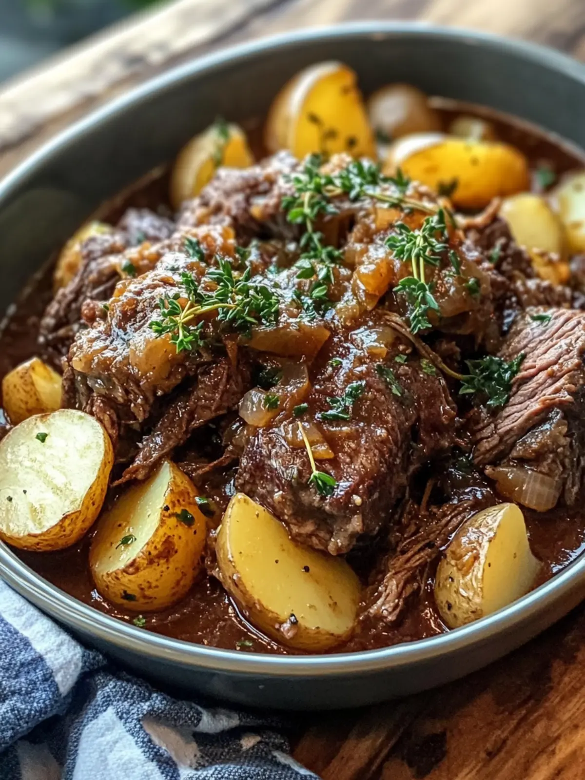 Savory Slow Cooker Garlic Butter Beef with Potatoes Delight 5 Slow Cooker Garlic Butter Beef with Potatoes