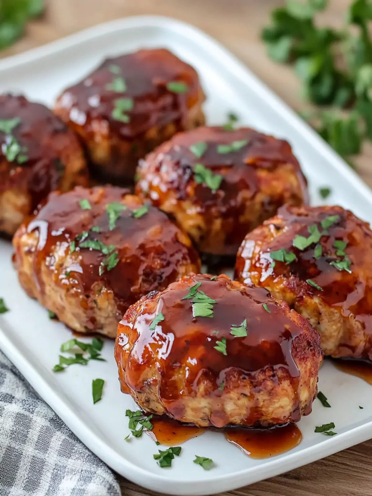 Savory Mini Glazed Chicken Meatloaves Everyone Will Love 3 Mini Glazed Chicken Meatloaves