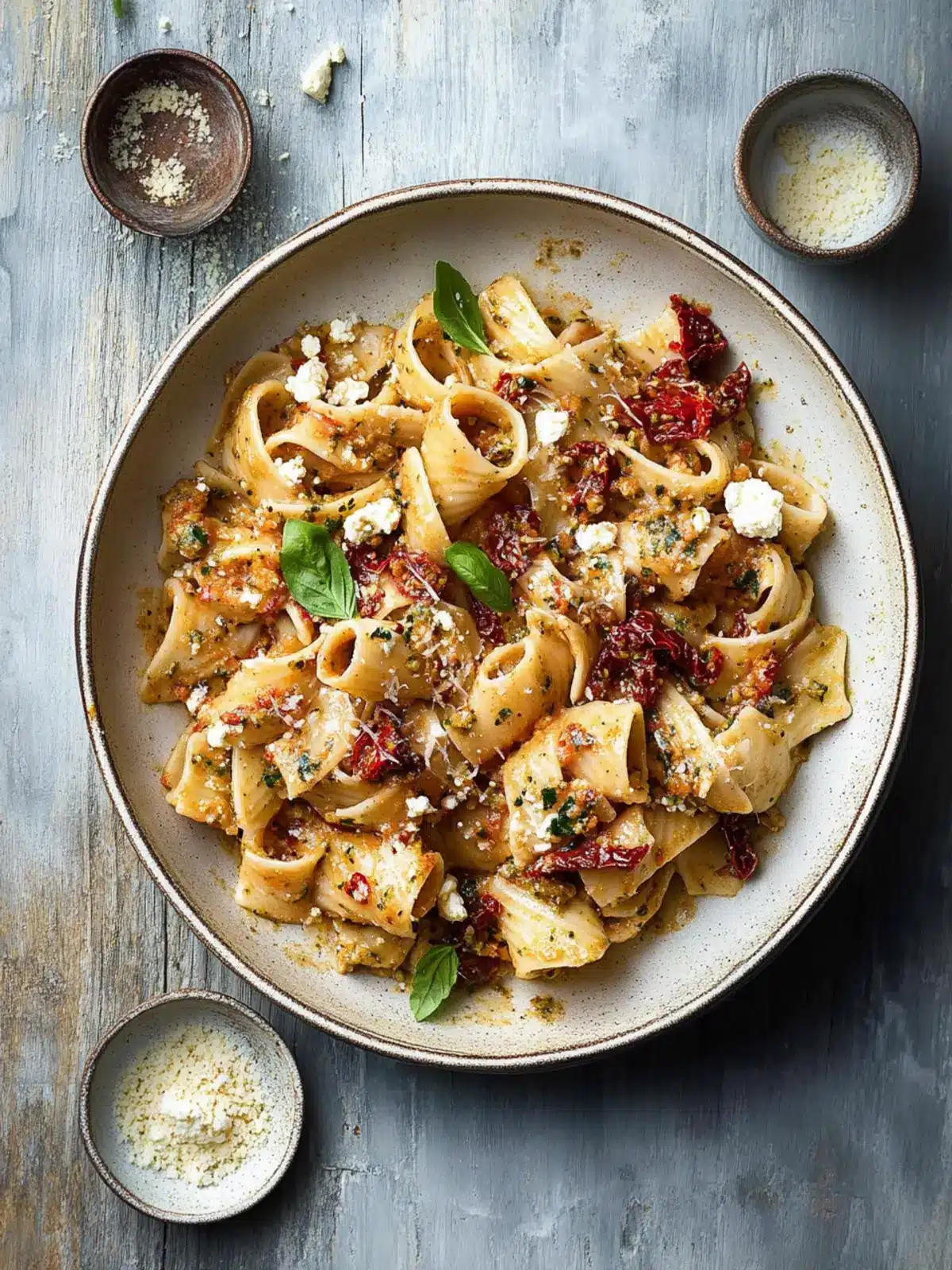 Delicious Pasta with Sun-Dried Tomato Ricotta Pesto Made Easy 3 Pasta with Sun-dried Tomato Ricotta Pesto