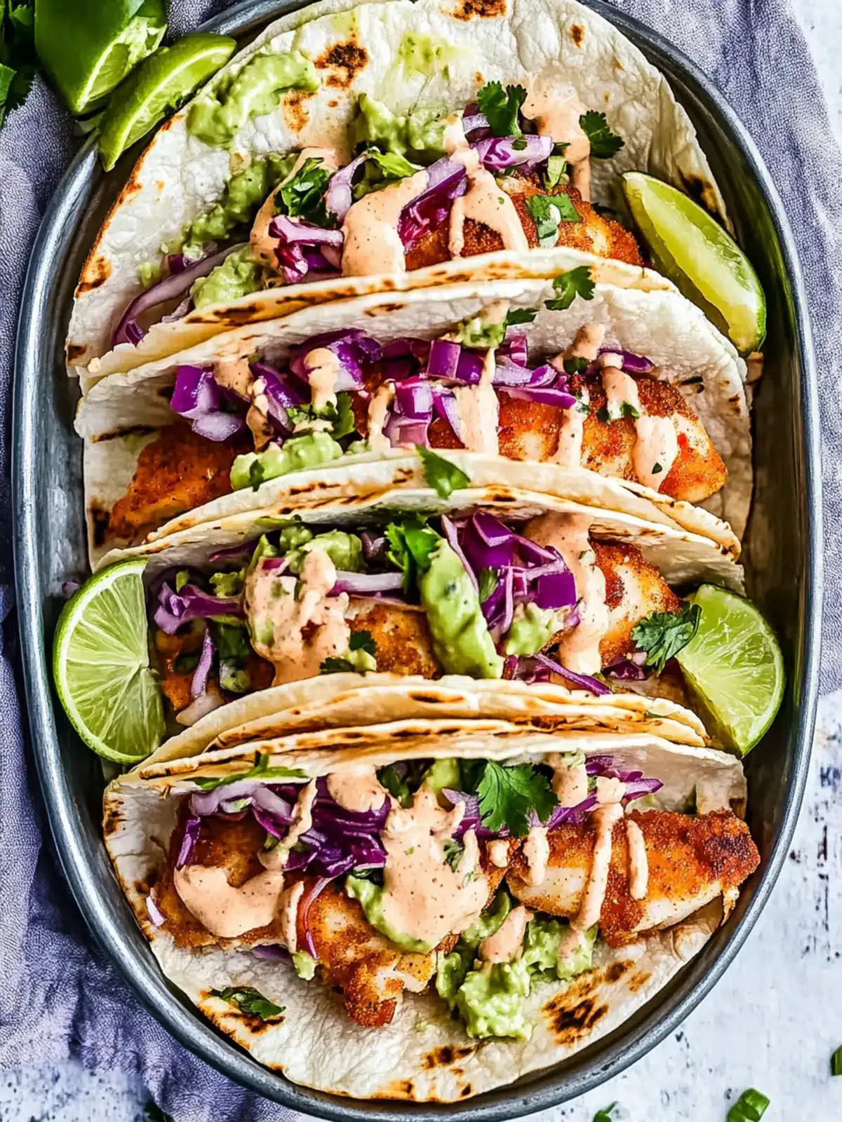 Crispy Baja Fish Tacos with Zesty Chipotle Mayo Delight 2 Baja Fish Tacos
