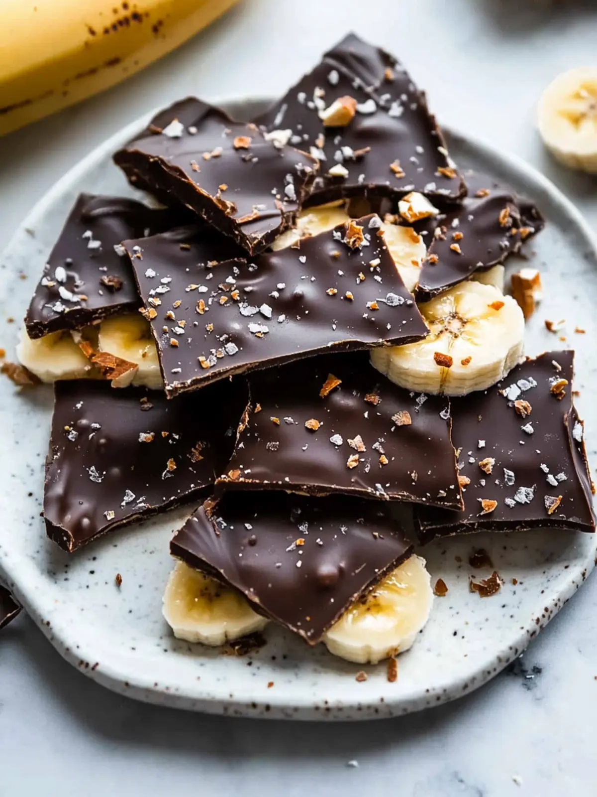 Deliciously Easy Chocolate Banana Bark You’ll Crave 4 Chocolate Banana Bark