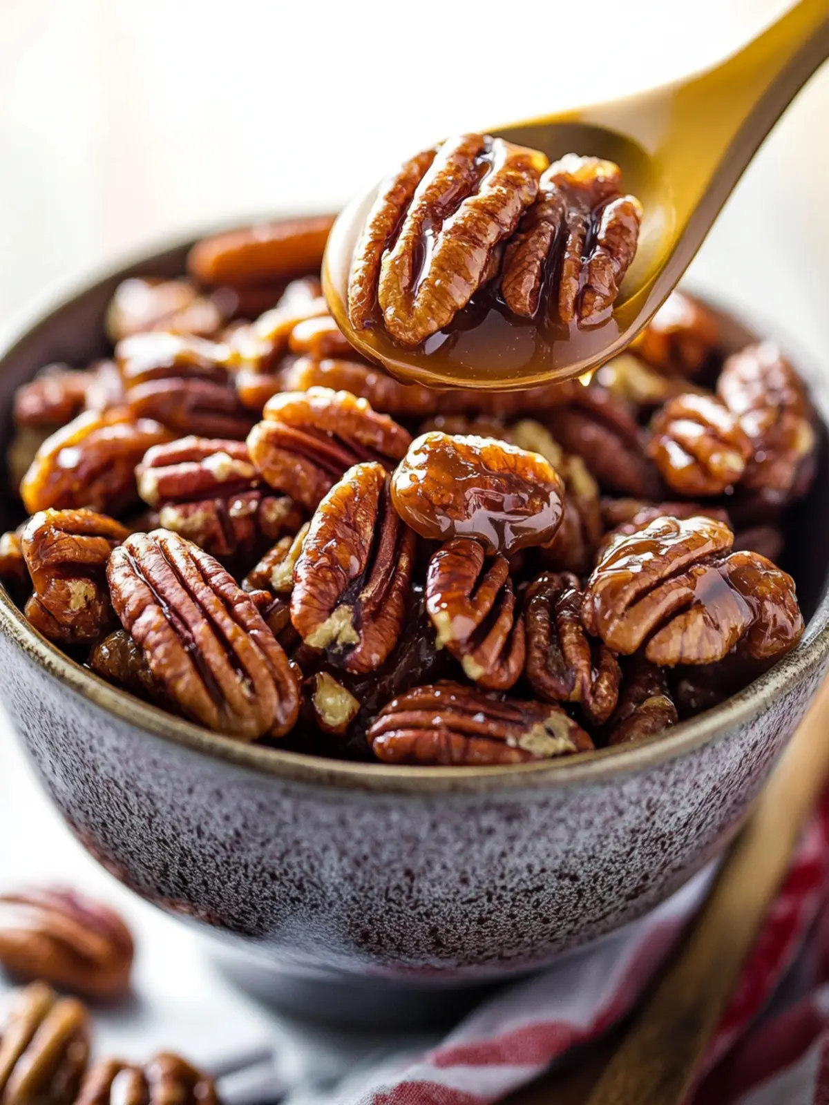 Decadent Salted Caramel Coated Pecans You’ll Crave Daily 2 Salted Caramel Coated Pecans