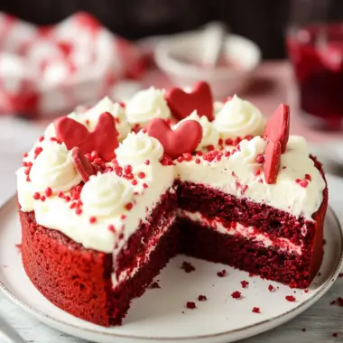 Irresistible Red Velvet Cookie Cake: Soft, Sweet, and Decadent! 9 Red Velvet Cookie Cake