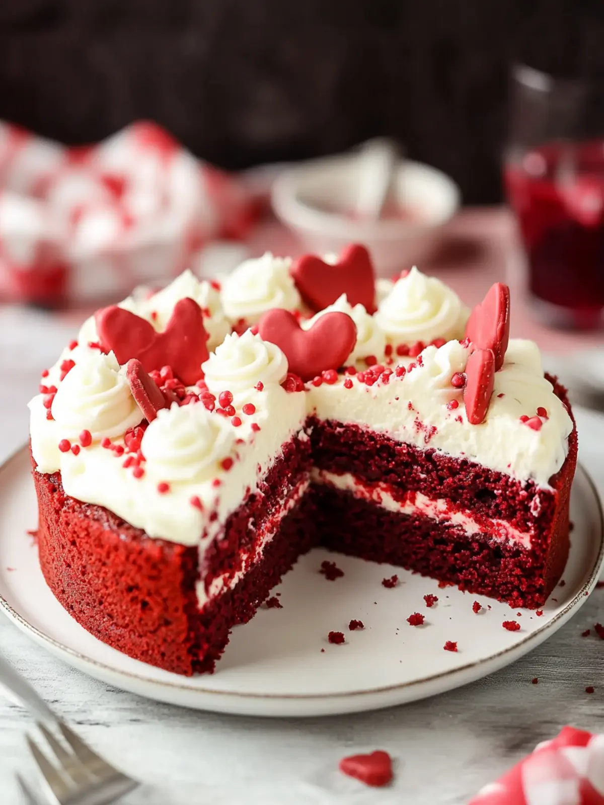 Irresistible Red Velvet Cookie Cake: Soft, Sweet, and Decadent! 5 Red Velvet Cookie Cake