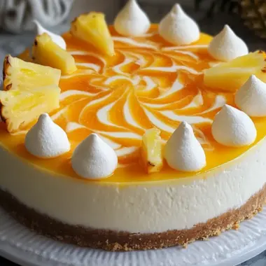Irresistible Orange Pineapple Swirl Cheesecake Recipe 9 Orange Pineapple Swirl Cheesecake